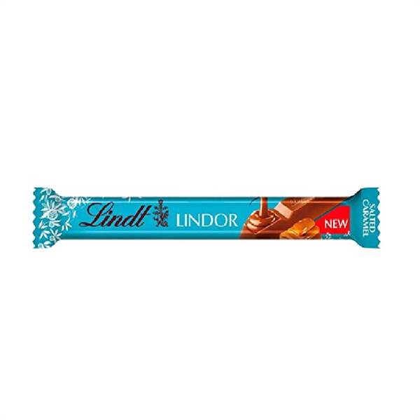 Lindt Lindor Salted Caramel Chocolate Bar Imported